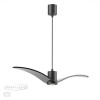 Светильник подвесной 4902/1A Odeon Light Чёрный/стекло