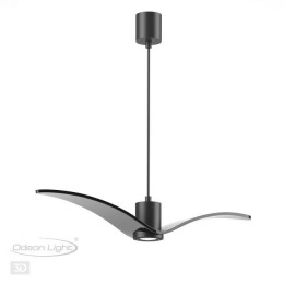 Светильник подвесной 4902/1A Odeon Light Чёрный/стекло