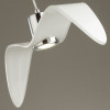 Светильник подвесной 4903/1C Odeon Light Белый/хром/стекло