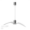 Светильник подвесной 4903/1B Odeon Light Белый/хром/стекло
