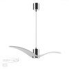 Светильник подвесной 4903/1A Odeon Light Белый/хром/стекло