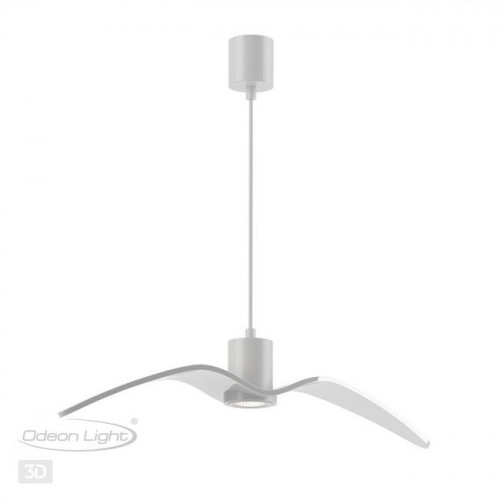 Светильник подвесной 4904/1B Odeon Light Белый/стекло