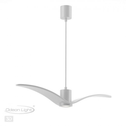 Светильник подвесной 4904/1A Odeon Light Белый/стекло