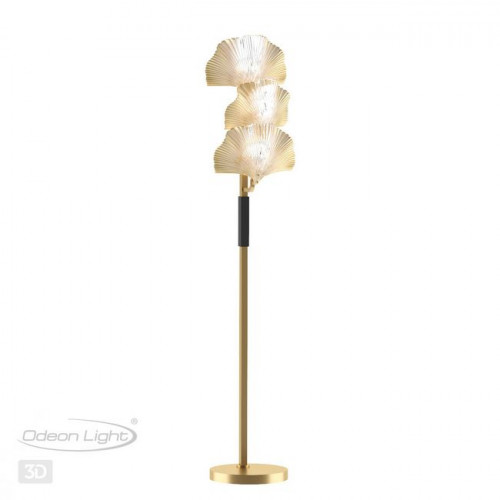 Торшер 4870/3F Odeon Light Exclusive Золотой/чёрный