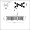 Люстра 4871/5C Odeon Light Exclusive Хром/прозрачный/стекло