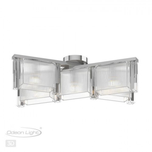 Люстра 4871/5C Odeon Light Exclusive Хром/прозрачный/стекло