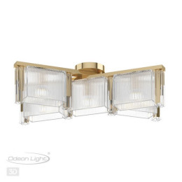 Люстра 4877/5C Odeon Light Exclusive Золотой/прозрачный/стекло