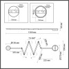 Светильник настенный 4302/36WL Odeon Light Черный/металл