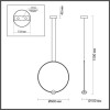 Светильник подвесной 4337/27L Odeon Light Хром