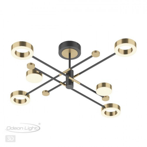 Светильник потолочный 4321/55CL Odeon Light Черный