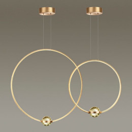 Светильник подвесной 4336/18L Odeon Light Брашированное золото