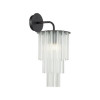 Светильник настенный 4921/1W Odeon Light Черный/прозрач./матов./стекло
