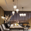Светильник настенный 4921/1W Odeon Light Черный/прозрач./матов./стекло