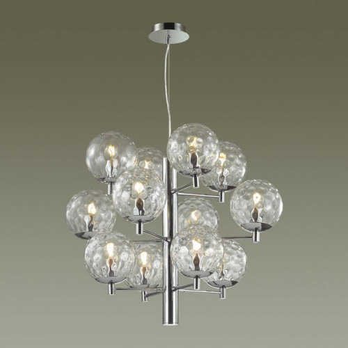 Люстра 4982/12 Odeon Light Хром/прозрачный/стекло