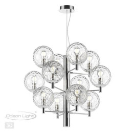 Люстра 4982/12 Odeon Light Хром/прозрачный/стекло