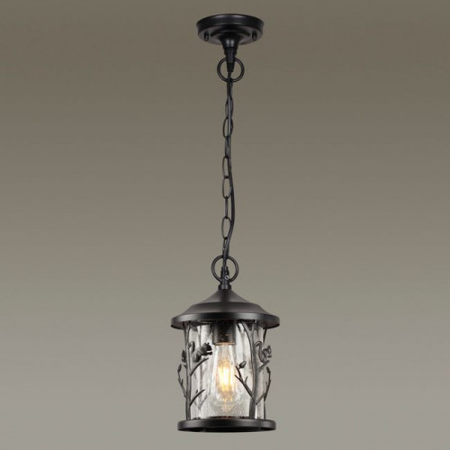 Светильник подвесной 4963/1 Odeon Light Черный/стекло
