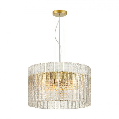 Люстра 4938/6 Odeon Light Матов.золотой/прозрачный/стекло
