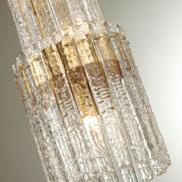 Люстра 4938/4 Odeon Light Матов.золотой/прозрачный/стекло