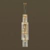 Люстра 4938/7 Odeon Light Матов.золотой/прозрачный/стекло