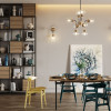Люстра 4971/8 Odeon Light Черный/золотой/прозрачный/стекло