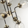 Люстра 4971/8 Odeon Light Черный/золотой/прозрачный/стекло