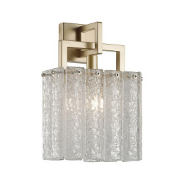 Светильник настенный 4976/1W Odeon Light Матов.золотой/стекло