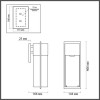Светильник настенный 4962/1W Odeon Light Черный/стекло