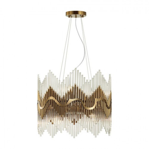 Люстра 4983/8 Odeon Light Бронзовый/стекло