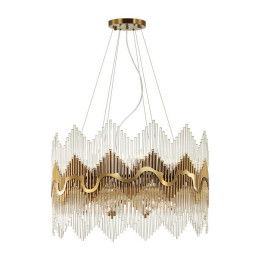 Люстра 4983/12 Odeon Light Бронзовый/стекло