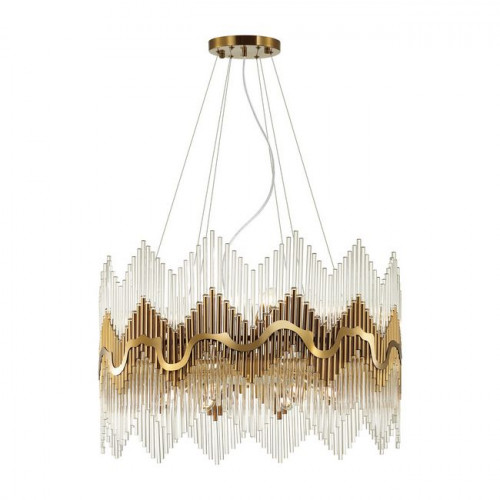 Люстра 4983/12 Odeon Light Бронзовый/стекло