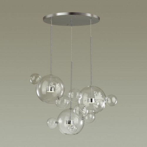 Люстра 4802/36LA Odeon Light Хром/прозрачный/стекло