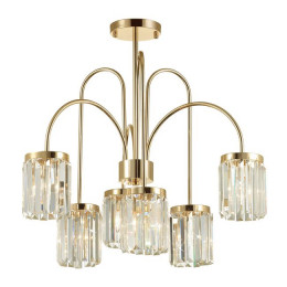 Люстра 4987/6C Odeon Light Золотой/хрусталь