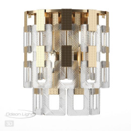 Светильник настенный 4989/2W Odeon Light Золотой/стекло