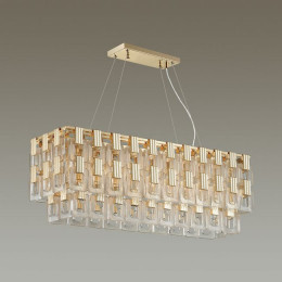 Люстра 4989/10 Odeon Light Золотой/стекло