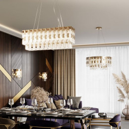 Люстра 4989/10 Odeon Light Золотой/стекло
