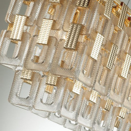 Люстра 4989/10 Odeon Light Золотой/стекло