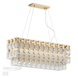 Люстра 4989/10 Odeon Light Золотой/стекло