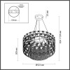 Люстра 4989/9 Odeon Light Золотой/стекло