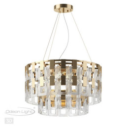Люстра 4989/9 Odeon Light Золотой/стекло