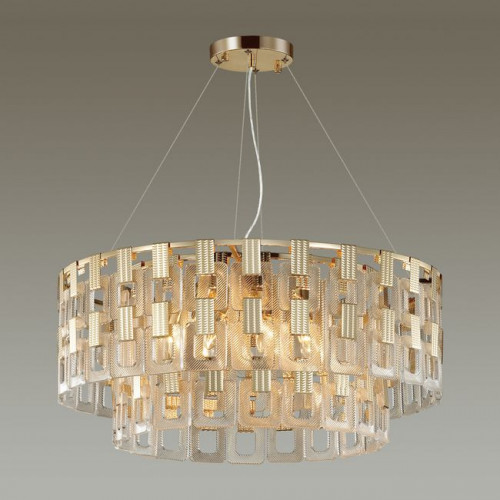 Люстра 4989/12 Odeon Light Золотой/стекло