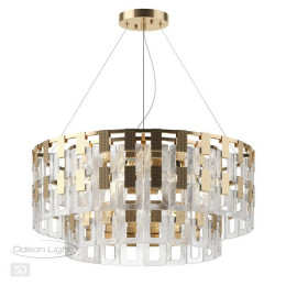 Люстра 4989/12 Odeon Light Золотой/стекло