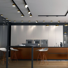 Светильник трековый 358760 Novotech Матовое золото