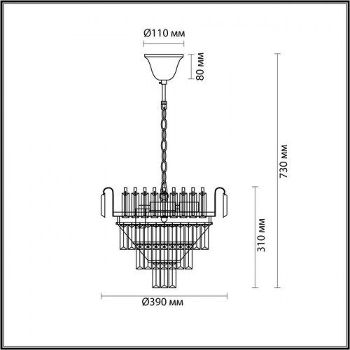 Люстра 5234/6 Lumion Золотой