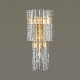 Светильник настенный 4938/3W Odeon Light Матов.золотой/прозрачный/стекло