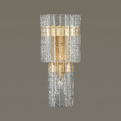 Светильник настенный 4938/3W Odeon Light Матов.золотой/прозрачный/стекло
