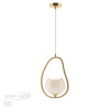 Светильник подвесной 4873/1 Odeon Light Exclusive Золотой/белый/стекло