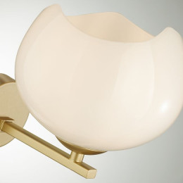 Светильник настенный 4873/1W Odeon Light Exclusive Золотой/белый/стекло