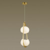Светильник подвесной 4873/2 Odeon Light Exclusive Золотой/белый/стекло