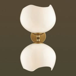 Светильник настенный 4873/2W Odeon Light Exclusive Золотой/белый/стекло