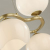 Люстра 4873/3 Odeon Light Exclusive Золотой/белый/стекло